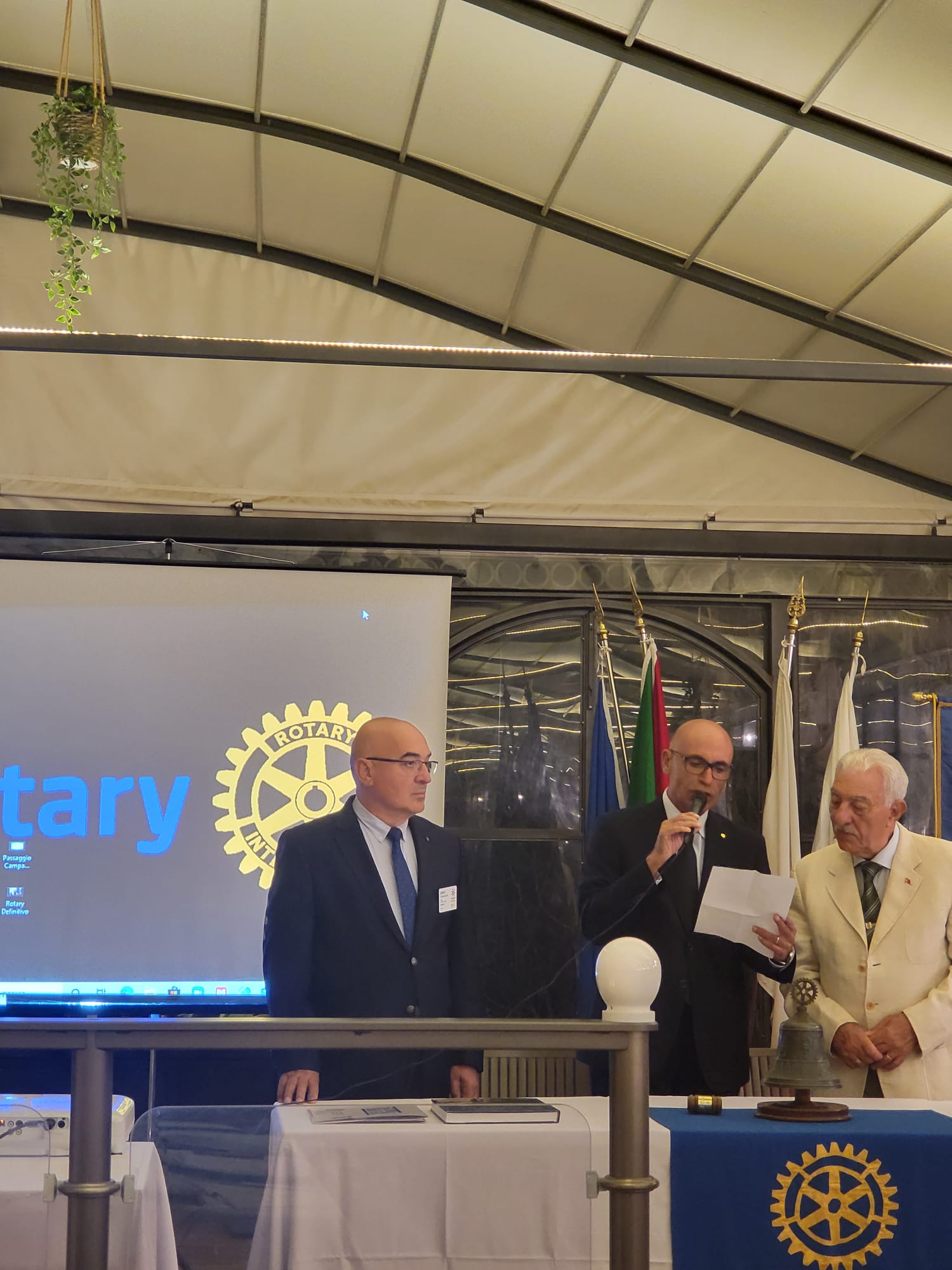 İzmir Rotary Kulübü&NOTO Rotary Kulübü ile Bayrak Değişimi